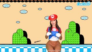 Σισι Ροουζ, ο μεγαλος cosplayje σούπερ mario maker με μουνί ρολόι