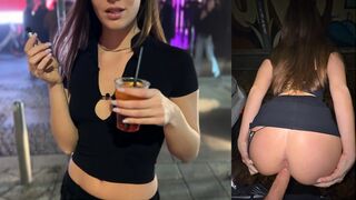 Πήδηξα μια Ιταλίδα πίσω από το αμάξι έξω από το κλαμπ