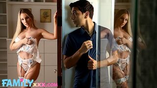 Η καυτή μητριά του MILF πιάνει τον νεαρό στο τελευταίο βίντεο της FamilyXXX